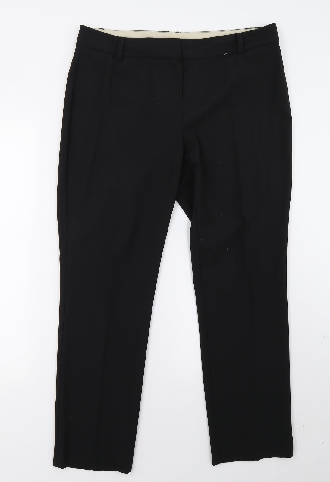 Marks and Spencer Womens Black   Trousers  Size 14 L30 in
