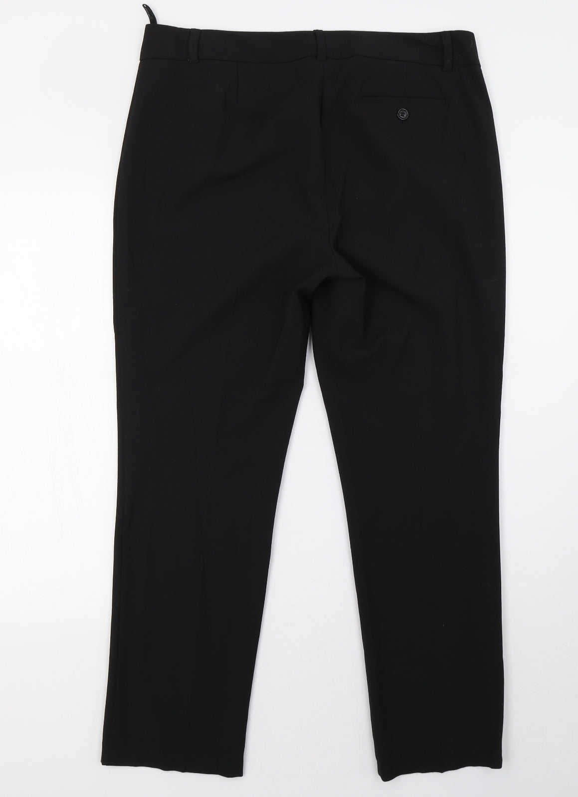 Marks and Spencer Womens Black   Trousers  Size 14 L30 in