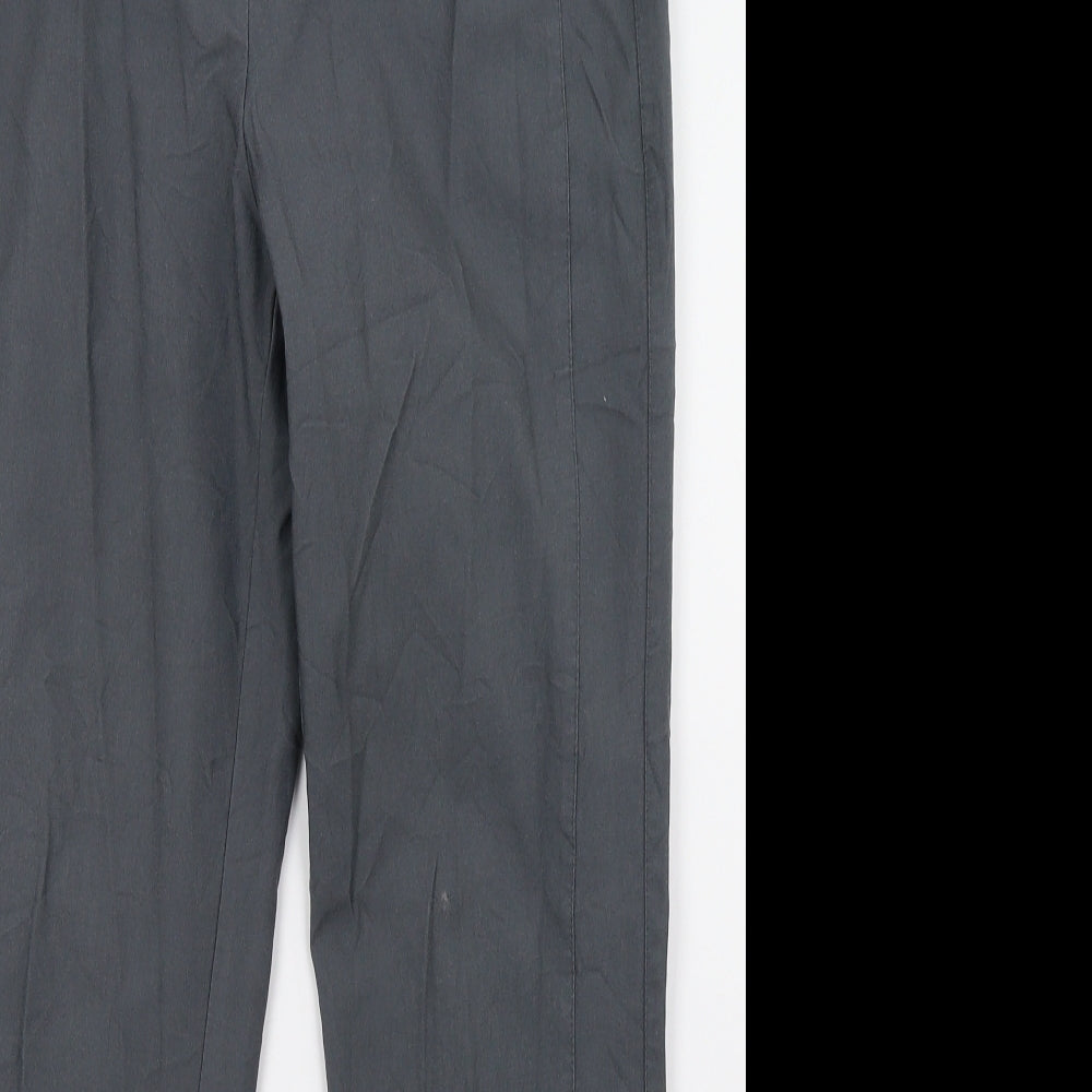 Helena Vera Womens Grey   Trousers  Size 10 L28 in