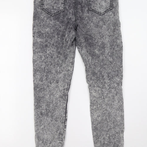 Primark Womens Grey  Denim Skinny Jeans Size 10 L30 in
