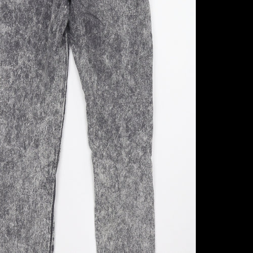 Primark Womens Grey  Denim Skinny Jeans Size 10 L30 in