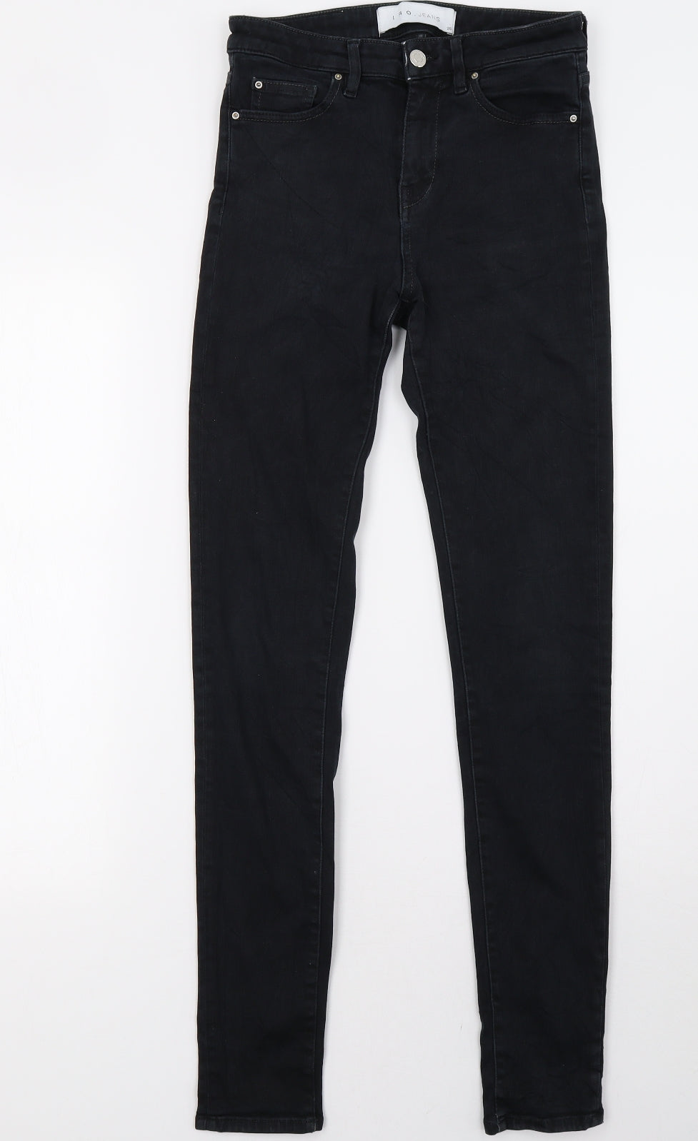 IRO Womens Black  Denim Skinny Jeans Size 6 L32 in