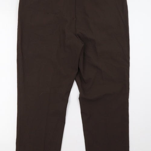 Vilona Womens Brown   Trousers  Size 12 L28 in