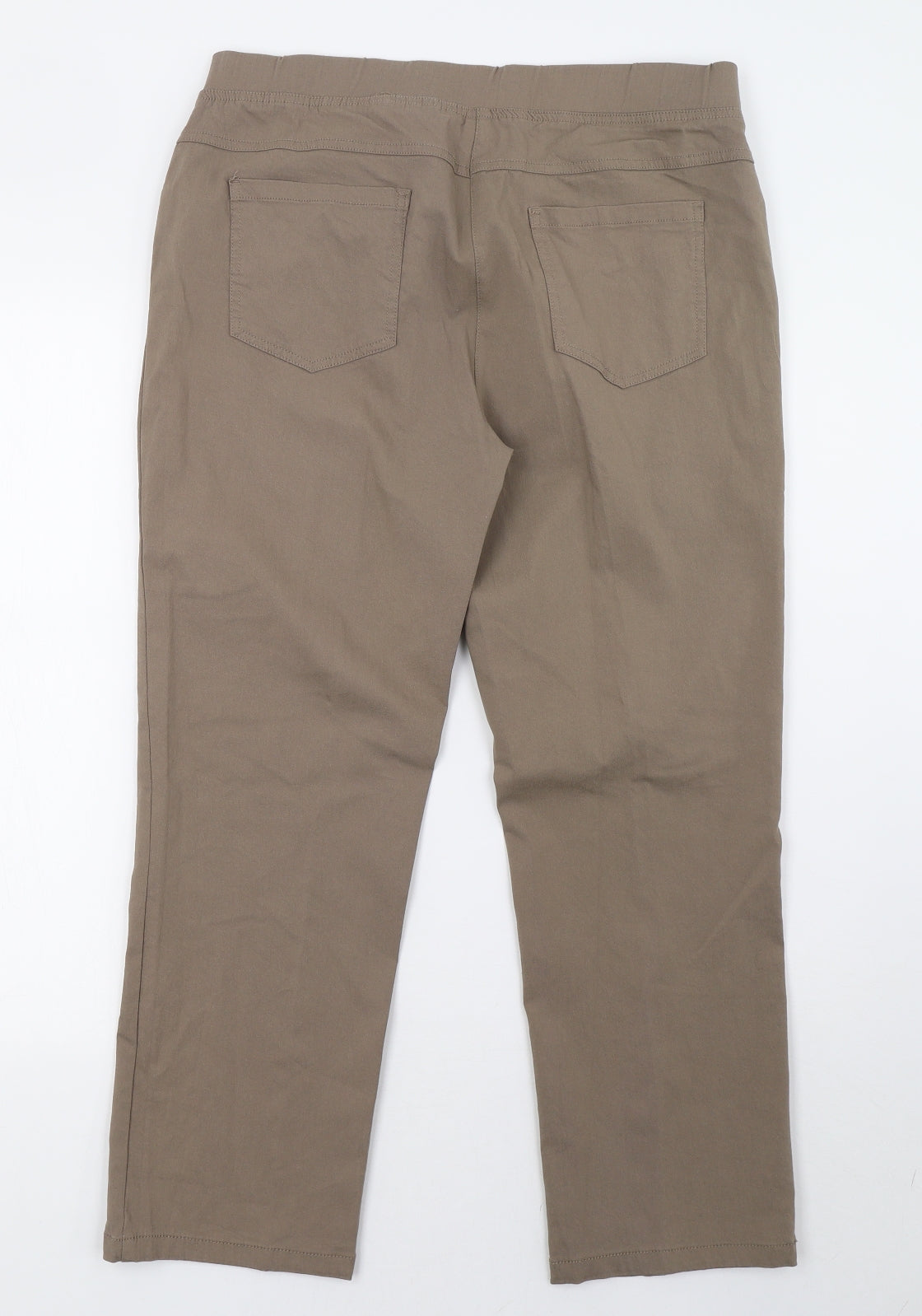 Cotton Traders Womens Beige   Trousers  Size 16 L28 in