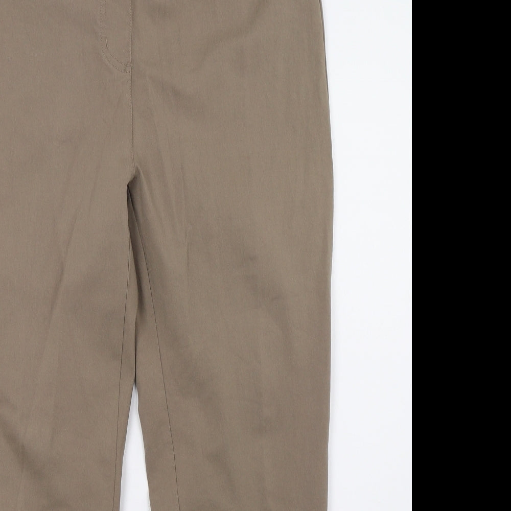 Cotton Traders Womens Beige   Trousers  Size 16 L28 in