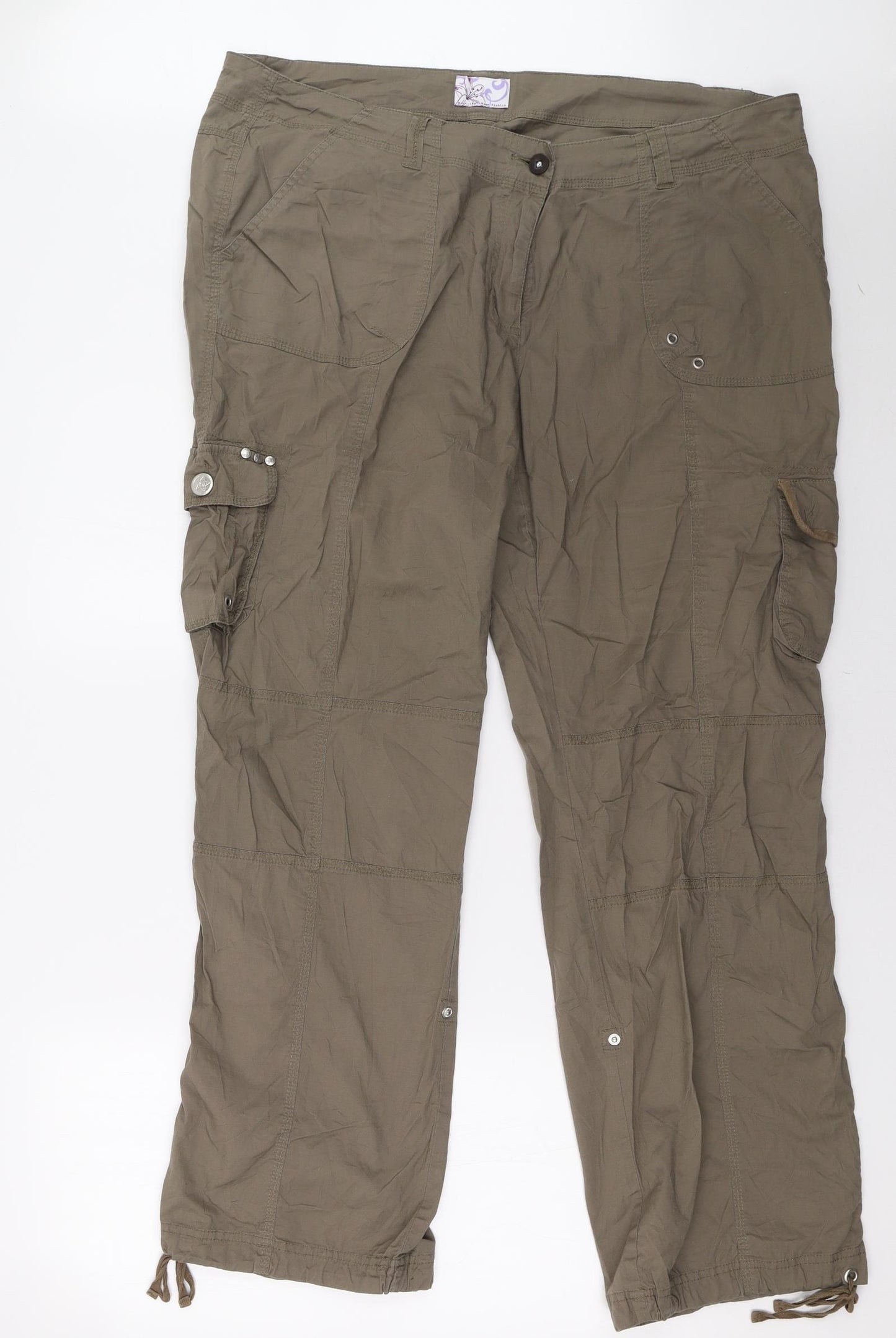 Preworn Womens Brown   Trousers  Size 24 L32 in