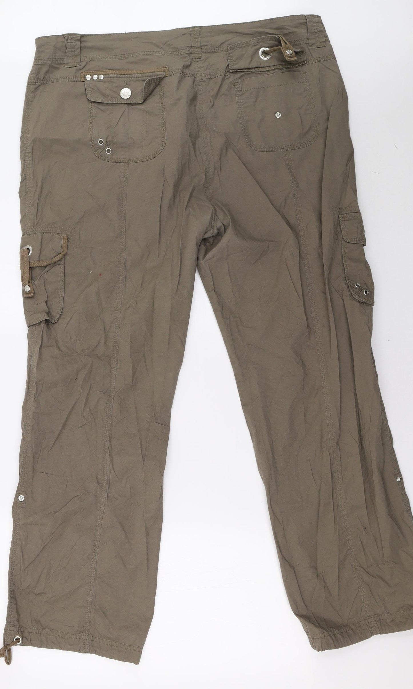 Preworn Womens Brown   Trousers  Size 24 L32 in