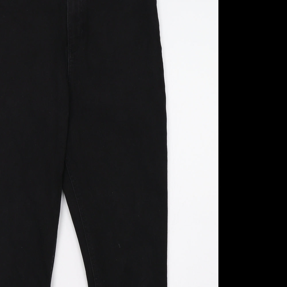 Marks and Spencer Womens Black  Denim Skinny Jeans Size 14 L29 in