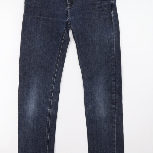 Preworn Womens Blue  Denim Straight Jeans Size 26 L28 in