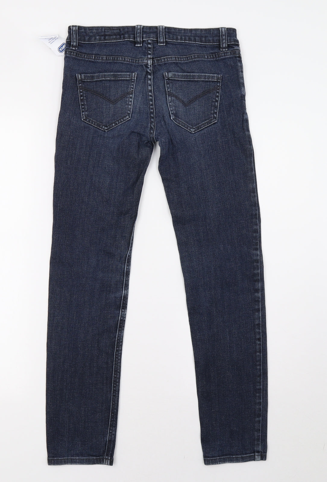 Preworn Womens Blue  Denim Straight Jeans Size 26 L28 in