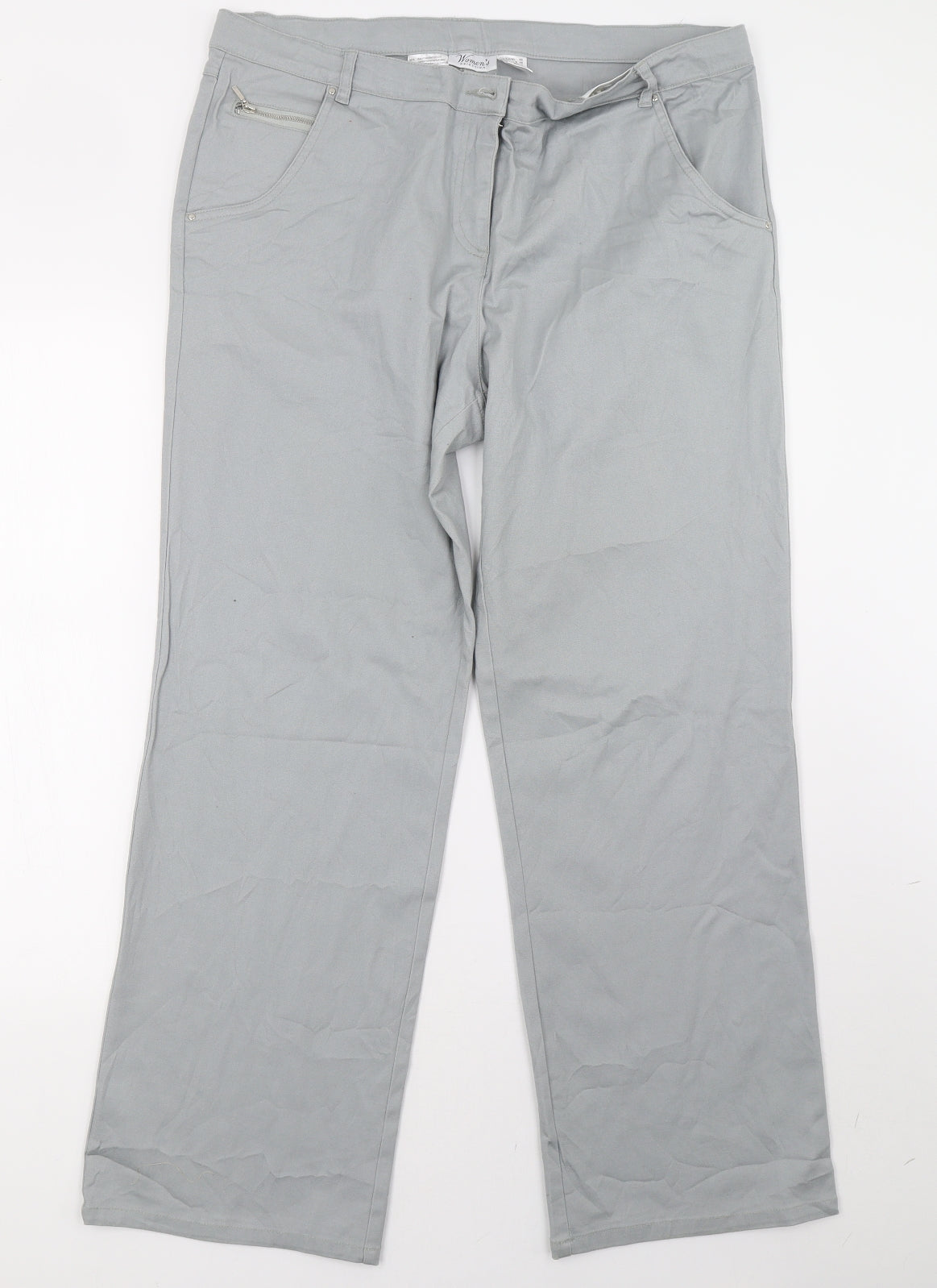 womens selection Womens Grey   Straight Jeans Size 20 L32 in