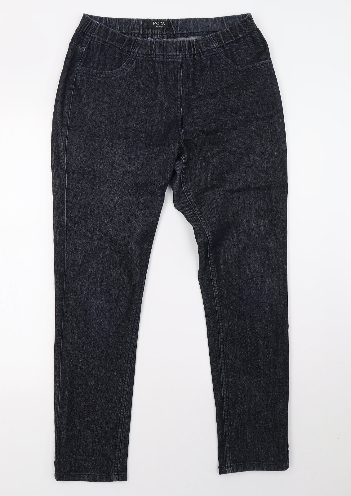 George Womens Blue   Jegging Trousers Size 12 L31 in