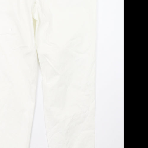 Wallis Womens White   Trousers  Size 12 L28 in