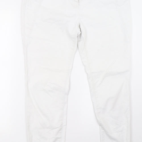 Gina Benotti Womens White   Straight Jeans Size 14 L31 in