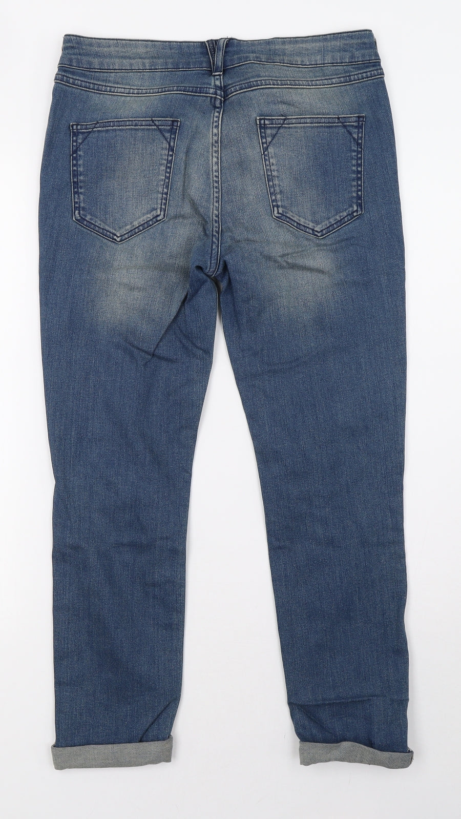 Therapy Womens Blue  Denim Straight Jeans Size 10 L26 in