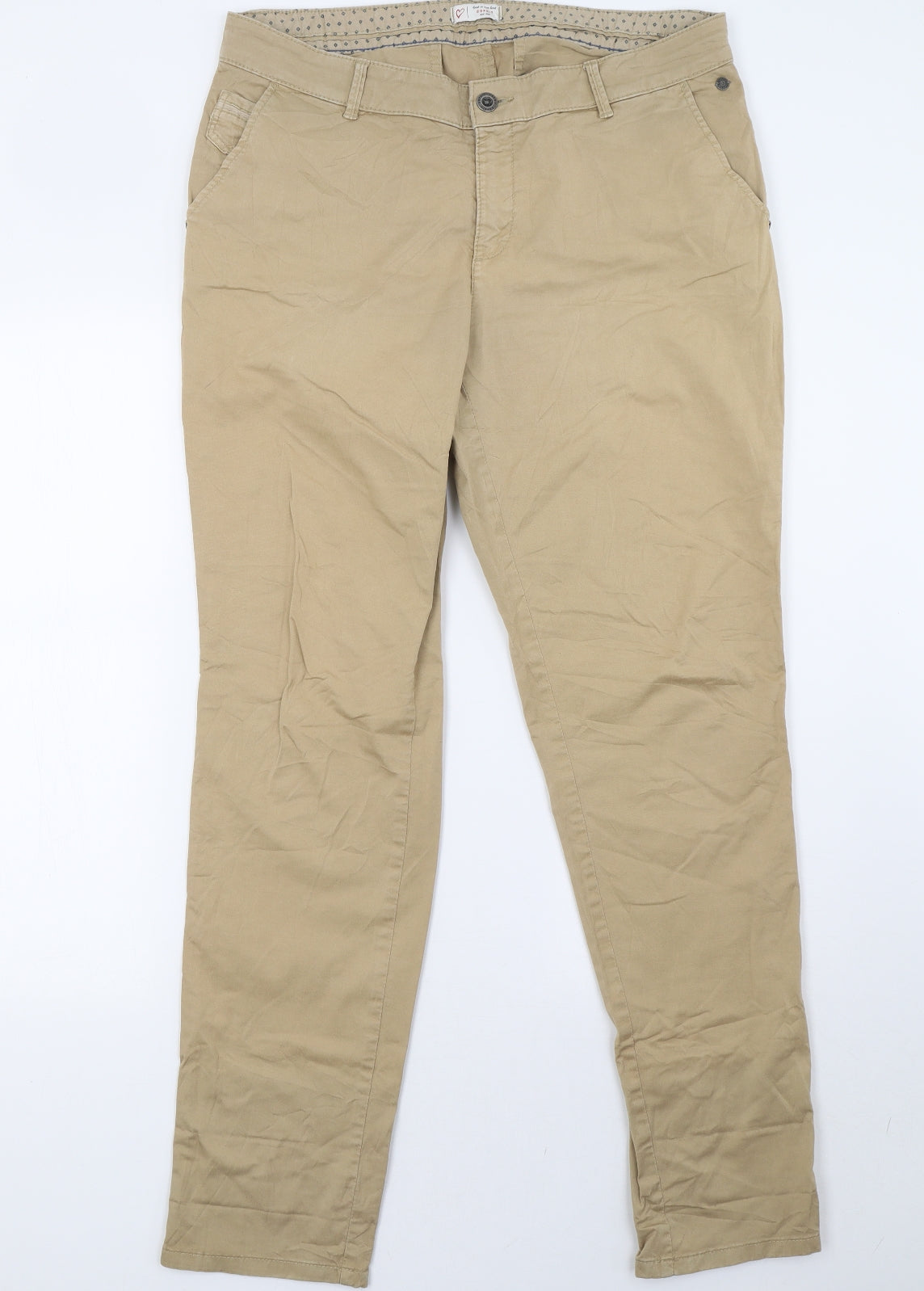 sprit Womens Beige   Trousers  Size 14 L32 in