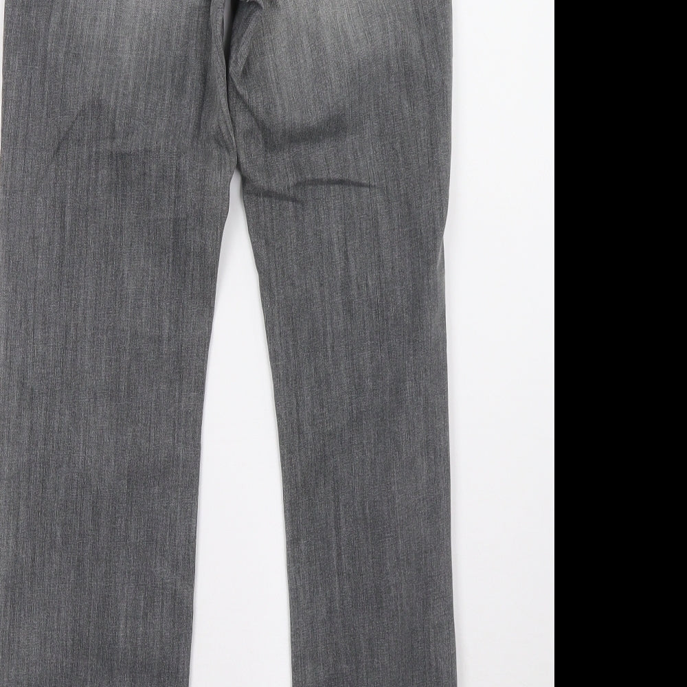 Angels Womens Grey  Denim Straight Jeans Size 8 L30 in