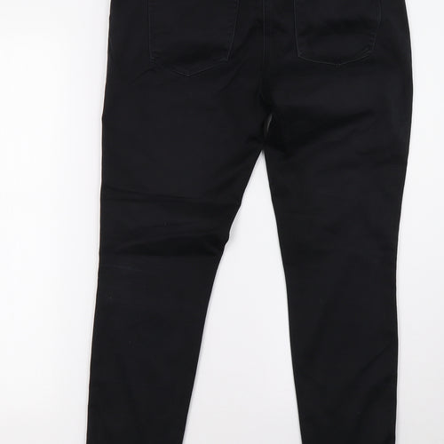 Sainsburys Womens Black  Denim Skinny Jeans Size 12 L29 in