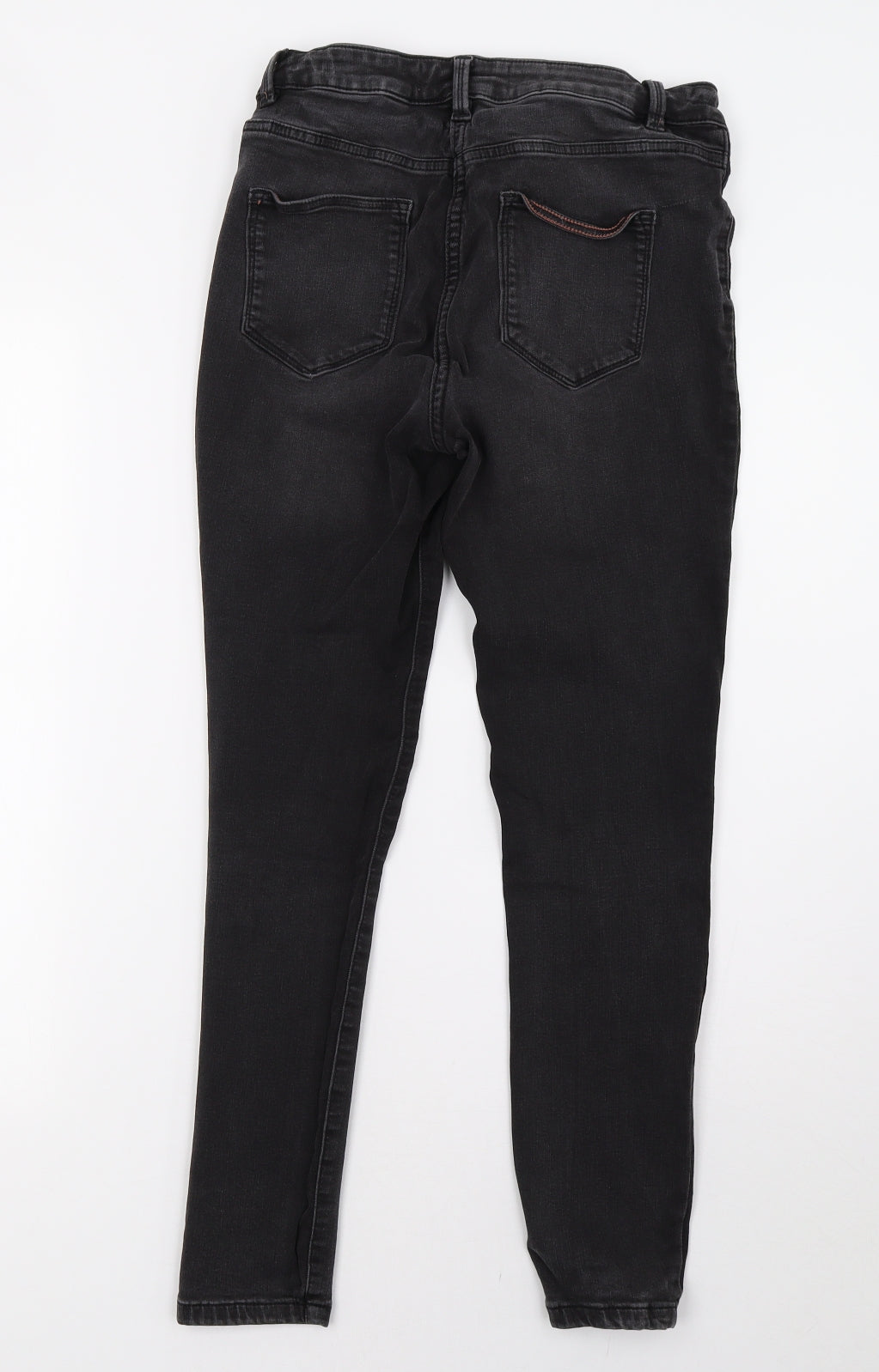NEXT Womens Black  Denim Straight Jeans Size 12 L29 in