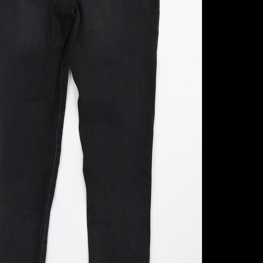 NEXT Womens Black  Denim Straight Jeans Size 12 L29 in