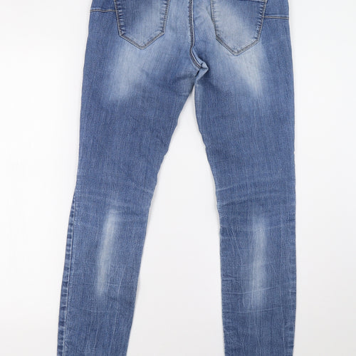 bennetton Womens Blue  Denim Skinny Jeans Size 29 L29 in