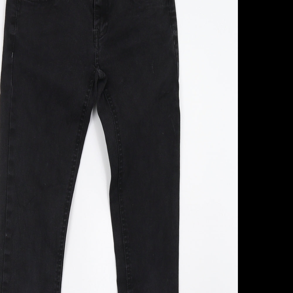 d-exl Womens Black  Denim Skinny Jeans Size 10 L28 in