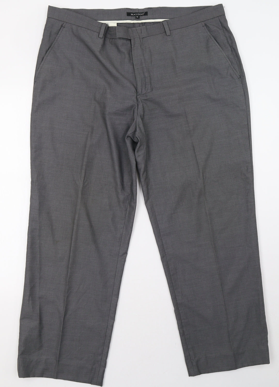 maldini Mens Grey   Trousers  Size 38 L30 in