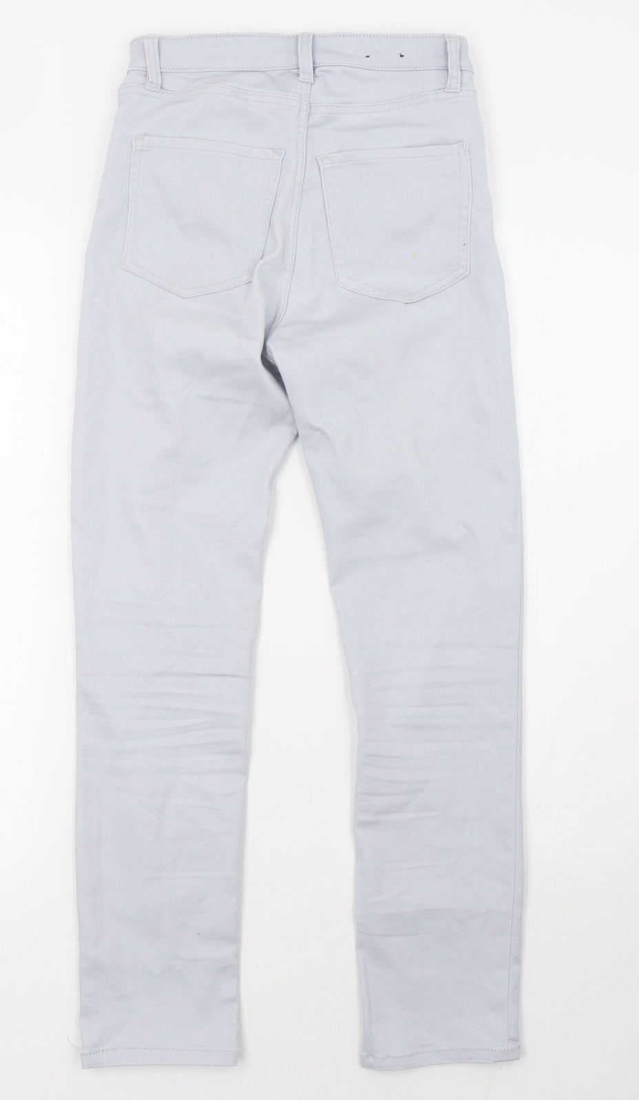 H&M Womens Blue  Denim Straight Jeans Size 6 L26 in