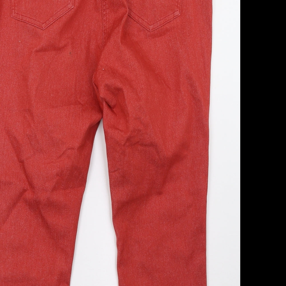 George Womens Red   Cropped Jeans Size 20 L25 in