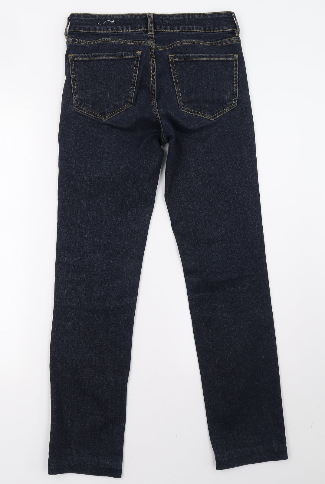 Mango Womens Blue  Denim Straight Jeans Size 8 L31 in