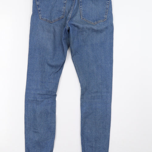 Topshop Womens Blue  Denim Skinny Jeans Size 26 L28 in