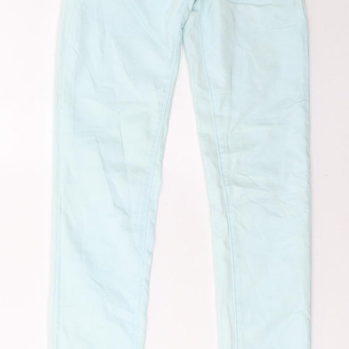 by sasha Womens Green  Denim Straight Jeans Size 8 L32 in