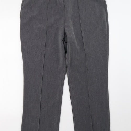Classic Womens Grey   Trousers  Size 14 L28 in