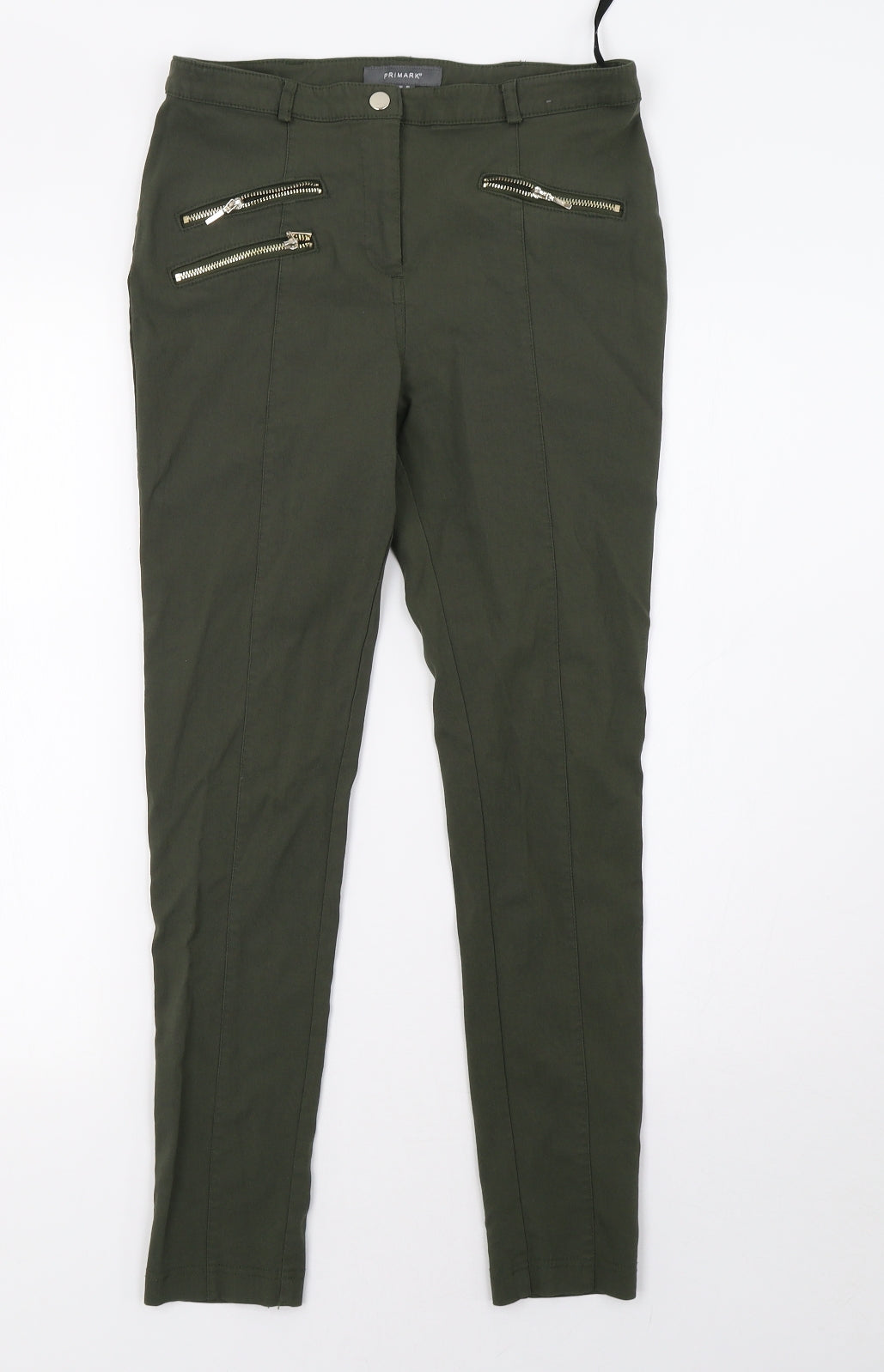 Primark Womens Green   Trousers  Size 10 L29 in