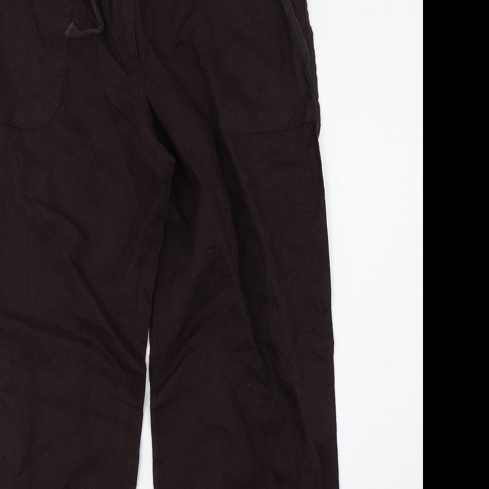 Primark Womens Brown   Trousers  Size 12 L32 in