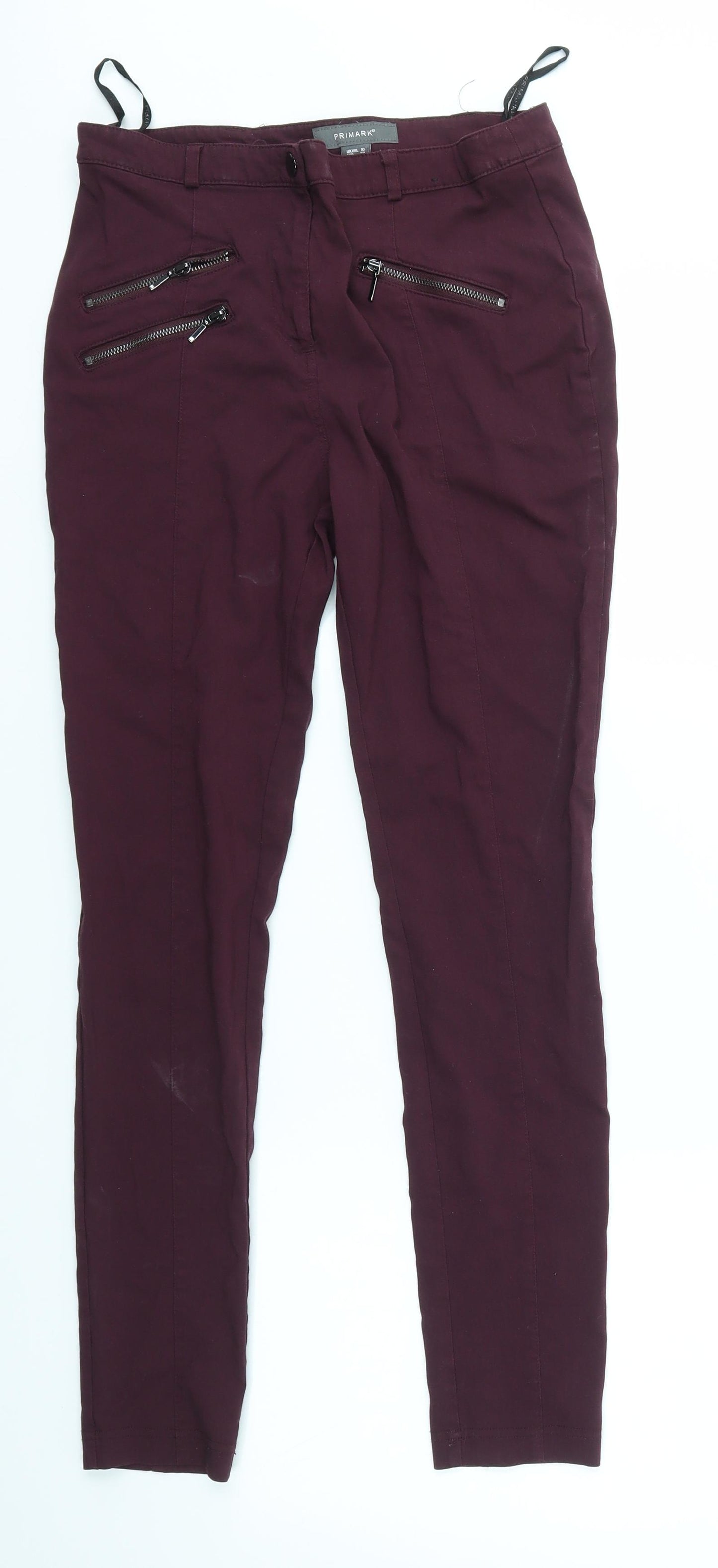 Primark Womens Purple   Trousers  Size 10 L26 in