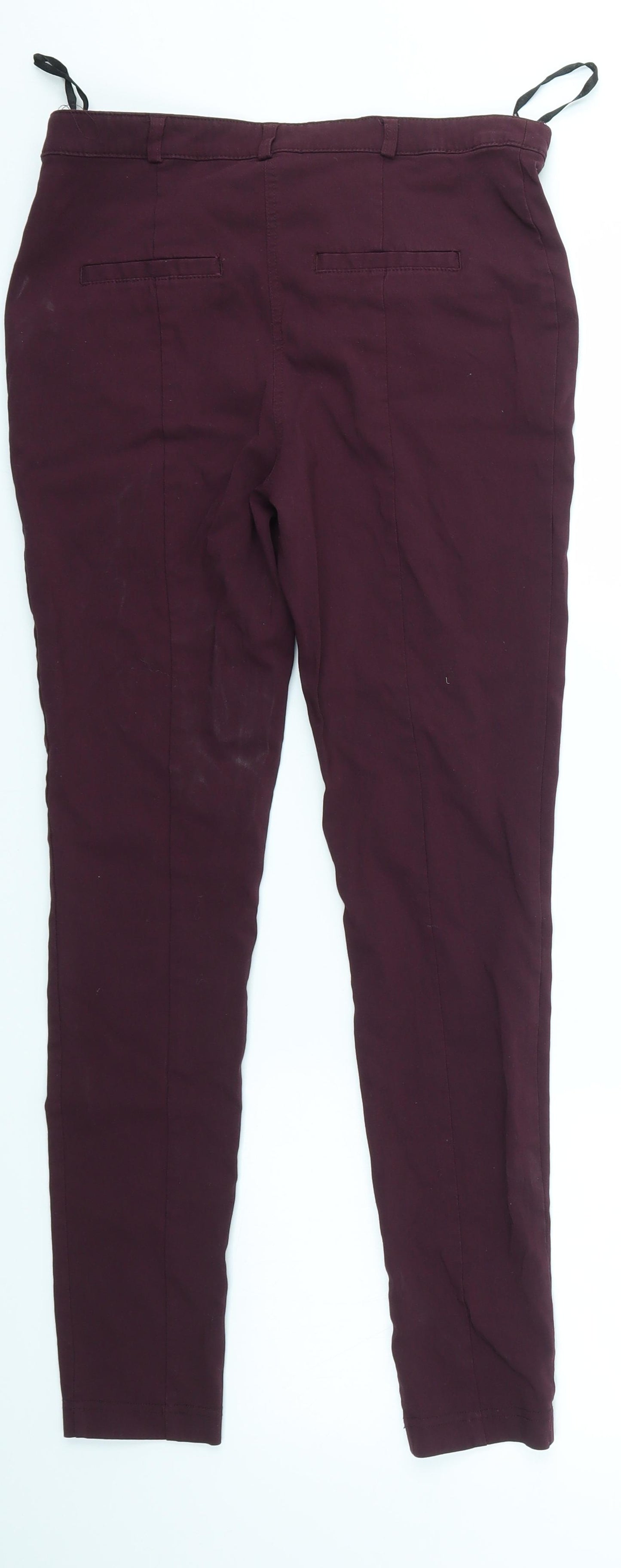 Primark Womens Purple   Trousers  Size 10 L26 in