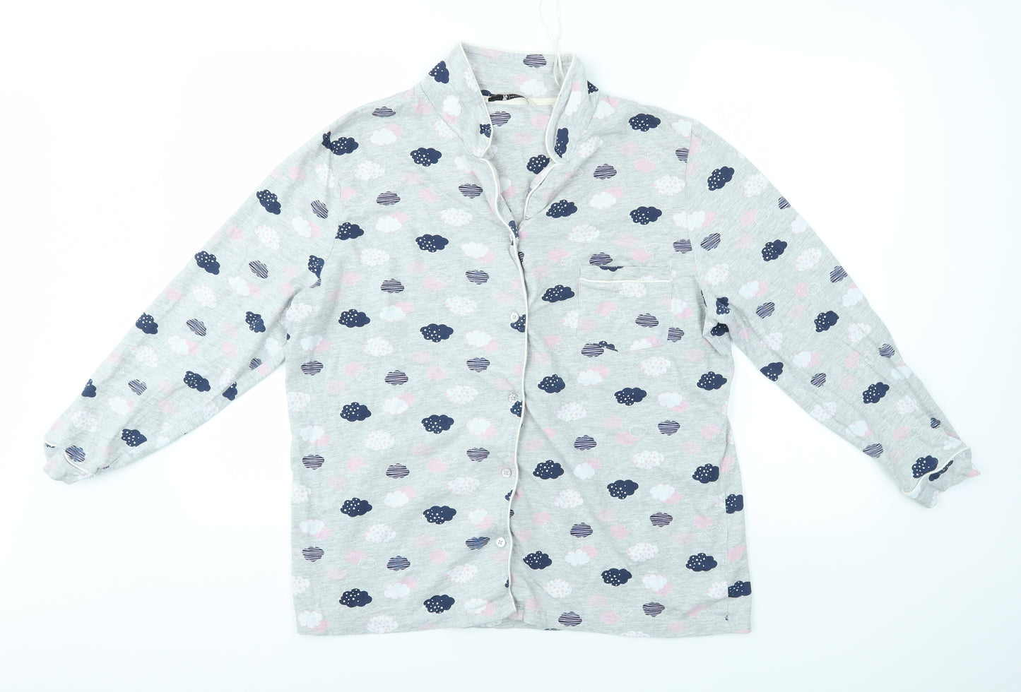 TU Womens Multicoloured Solid  Top Pyjama Top Size 18