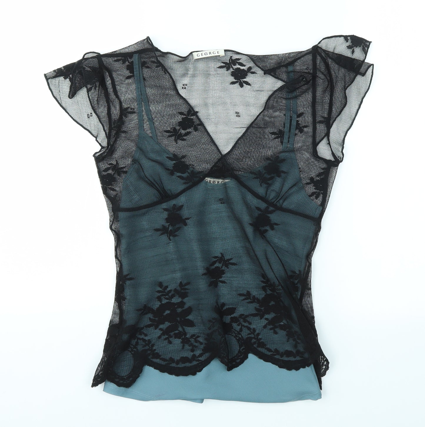 George Womens Multicoloured   Basic Blouse Size 8