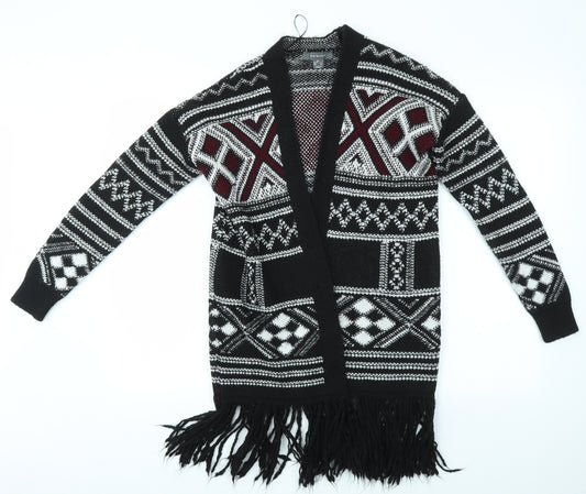 Front view of Primark women’s multicoloured cardigan jumper, size XS