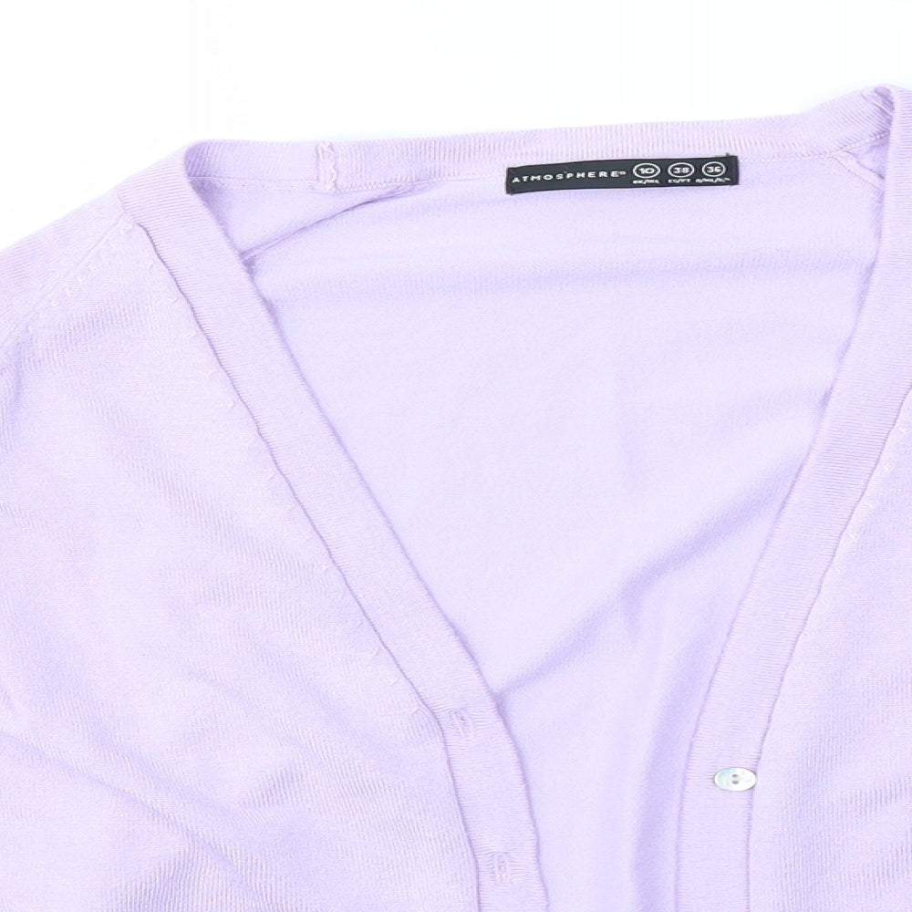 Primark Womens Purple   Cardigan Jumper Size 10