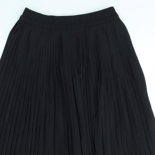 M&S Womens Black   A-Line Skirt Size 12
