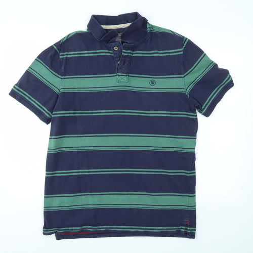 Fat Face Mens Multicoloured Striped   Polo Size L