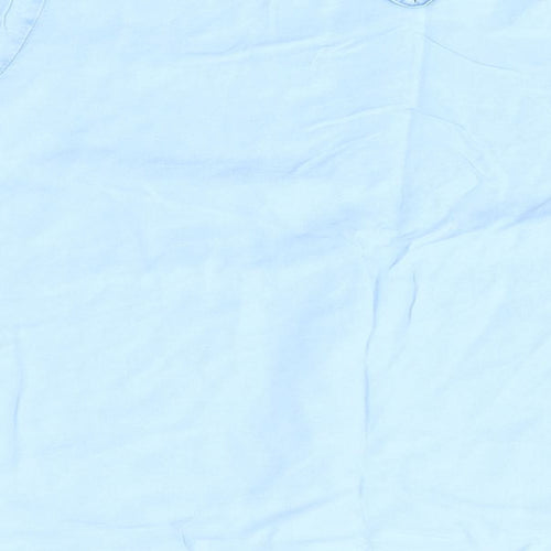 Preworn Womens Blue   Basic Blouse Size 8