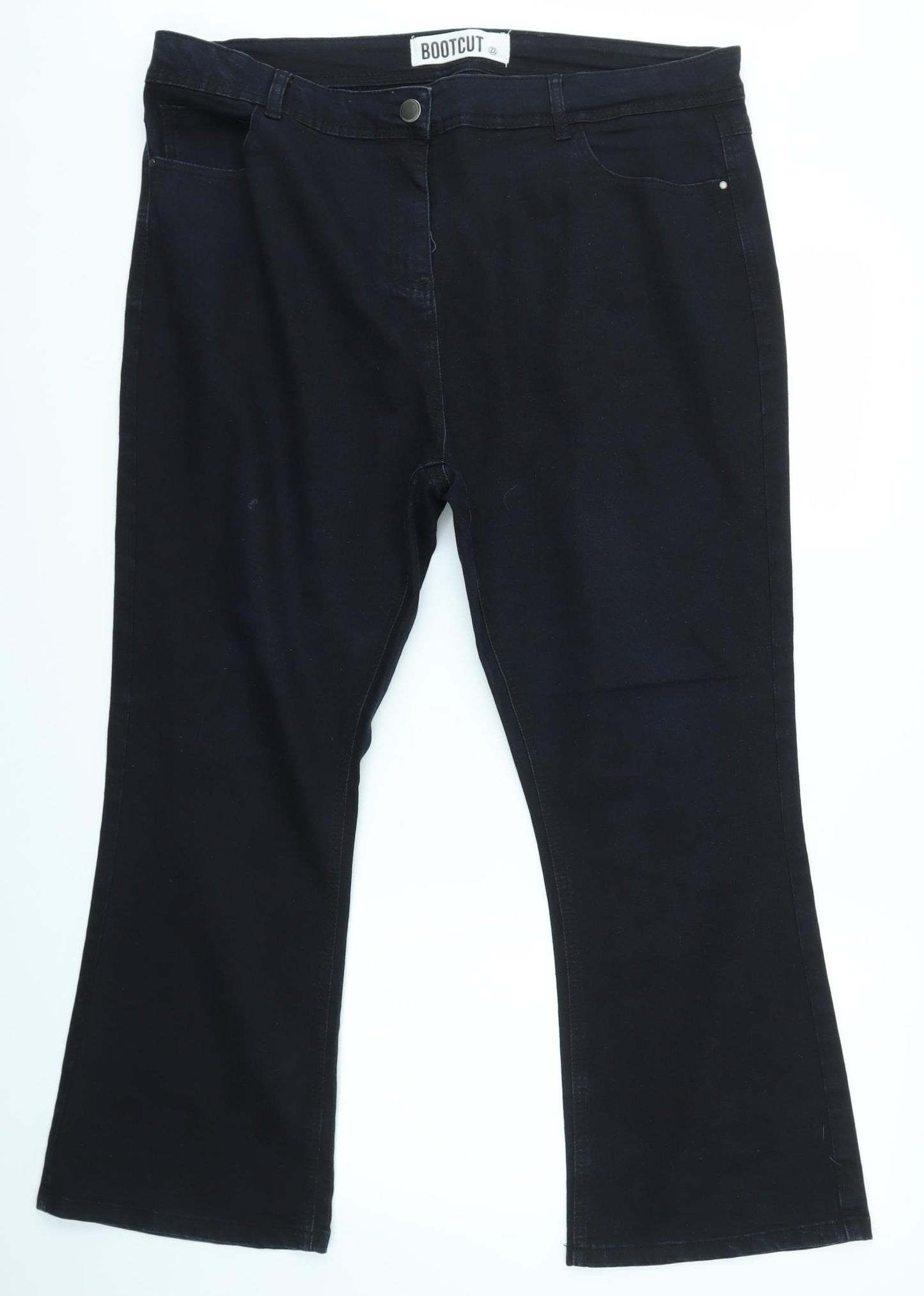 LOVE YOURS Womens Blue   Bootcut Jeans Size 22 L27 in