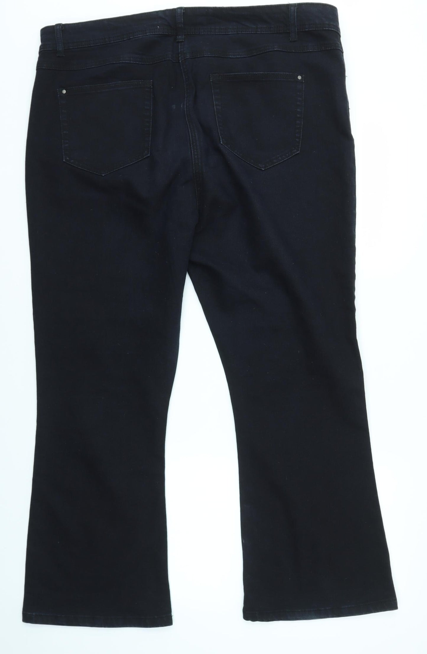 LOVE YOURS Womens Blue   Bootcut Jeans Size 22 L27 in