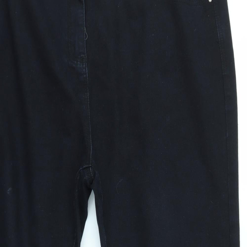 LOVE YOURS Womens Blue   Bootcut Jeans Size 22 L27 in