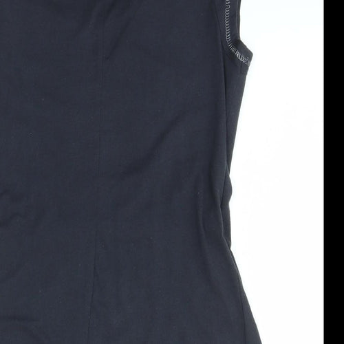 George Womens Grey   Basic Blouse Size 8