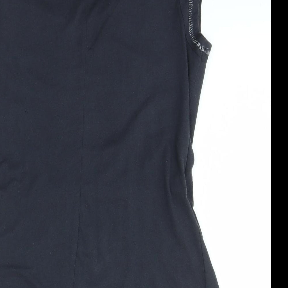 George Womens Grey   Basic Blouse Size 8