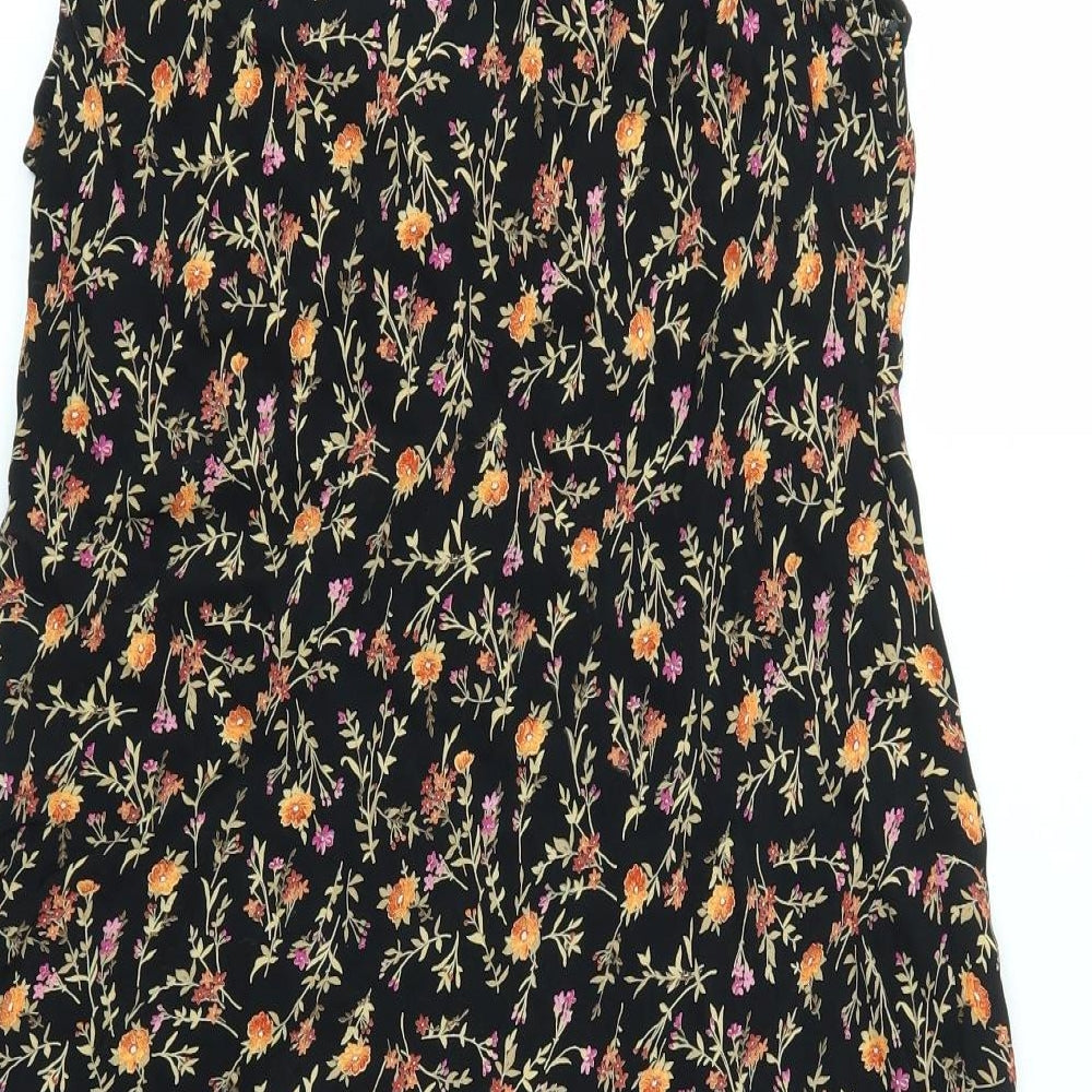 M&S Womens Multicoloured Floral  Tank Dress  Size 16